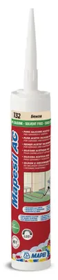 Immagine prodotto di MAPEI® MAPESIL AC Silicone monocomponente per giunti 132 beige 310 ml per la sigillatura con BioBlock® MISCELA ANTICIPO