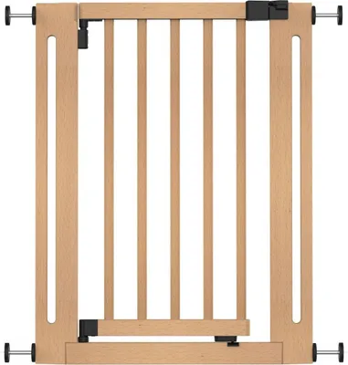Produktbild von Safetots Holz Elegance Treppenschutzgitter, 63cm - 71cm, Naturholz