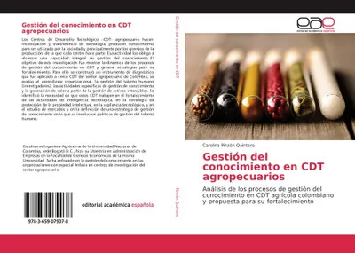 Produktbild von Gestión del conocimiento en CDT agropecuarios