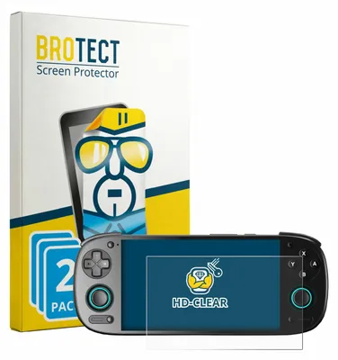 Produktbild von 2x Für Retroid Pocket 5 Schutzfolie BROTECT Displayschutz Display Schutz Folie Klar Transparent