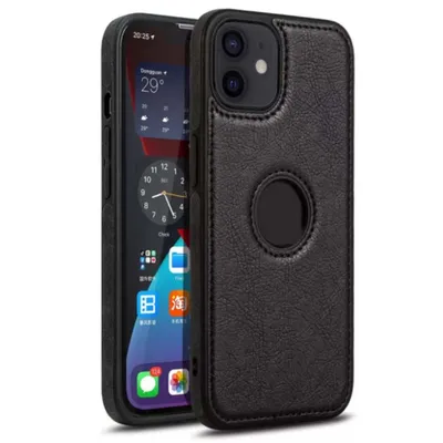 Immagine prodotto di Smartphonica Custodia in pelle per iPhone 12/12 Pro - Nero