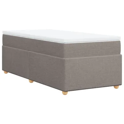 Productafbeelding van vidaXL Boxspringbed met matras, taupe, 80x200 cm, gestoffeerd