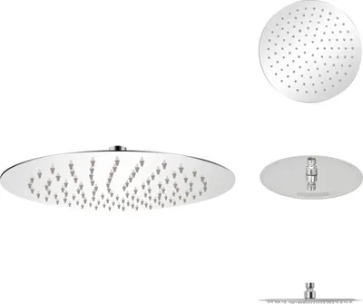 Immagine prodotto di vidaXL Soffione doccia a pioggia in acciaio inox 25 cm rotondo - Soffioni doccia