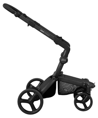 Produktbild von Mima Xari MAX Kinderwagen-Gestell Black Ersatzteil mit höhenverstellbarem Griff und stabiler Konstruktion