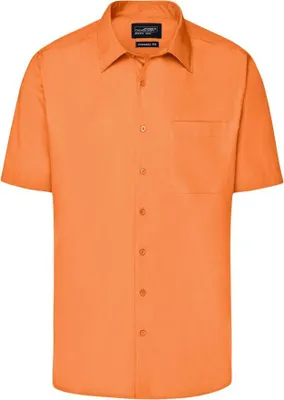Produktbild von Men's Business Shirt Short-Sleeved orange, Gr. 5XL