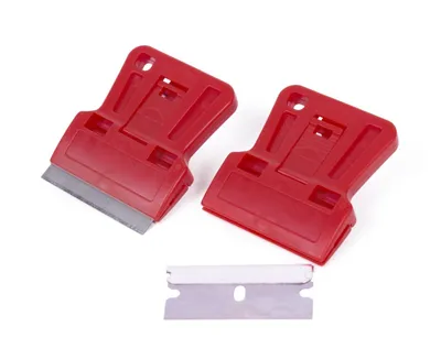 Produktbild von Schaber Satz Tapetenschaber Mini Glasschaber Farbschaber Dichtungsschaber 2x