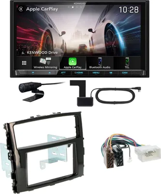Produktbild von Kenwood DMX8021DABS Android Auto CarPlay Einbauset für Mitsubishi Pajero ab 2015
