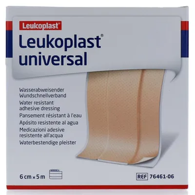 Immagine prodotto di Leukoplast Cerotti universali idrorepellenti 6 cm x 5 m rotolo 1 pz