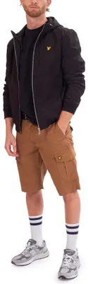 Obrázek produktu pro LYLE & SCOTT – Pánské cargo bermudy s nášivkou s logem – Velikost 31