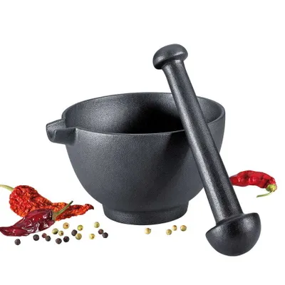 Obrázek produktu pro Zassenhaus 076066, Černá, Litina, Hmoždíř, 15,5 cm, 95 mm, 2,26 kg