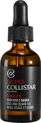 Produktbild von Collistar Uomo Olio Viso e Barba, Bartöl, 30 ml, Feuchtigkeitsspendend, Feuchtigkeitsspendend, Restorating, Beruhigend, ETHYLHEXYL STEARATE, COCO-CAPRYLATE/CAPRATE, DICAPRYLYL ETHER, PARFUM, UNDECANE, TRIDECANE,..., 1 Stück(e)