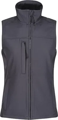Produktbild von Regatta TRA790 | Damen Flux Softshell Bodywarmer / Weste - Farbe: Seal Grey (Solid) - Größe: 40 (14)