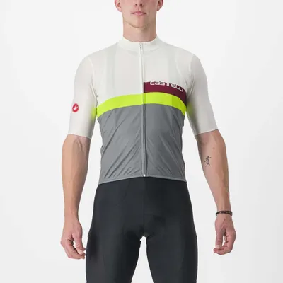 Immagine prodotto di Castelli A Blocco Dres Ivory/Bordeaux-Electric Lime-Sedona Sage M