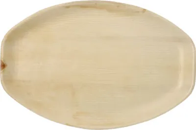 Produktbild von 6 Tabletts, Palmblatt "pure" oval 3 cm x 43 cm x 29 cm natur