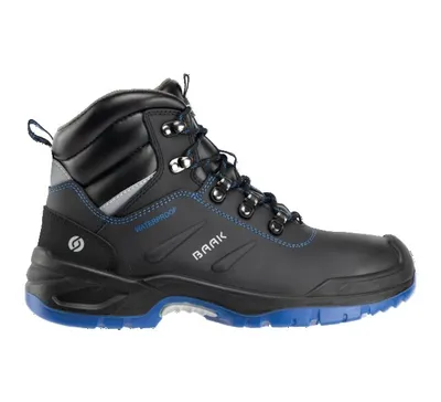 Produktbild von BAAK Sicherheits-Stiefel Harley Gr. 48 W11 S3 ESD SRC schwarz/blau, Schutzstufe:S3, Größe:44, Farbe:schwarz-blau, Weite:11