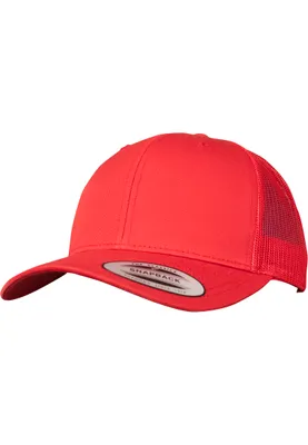 Produktbild von FLEXFIT 6606 | Retro Trucker Cap / Kappe / Mütze / Hut - Farbe: Red - Größe: One Size