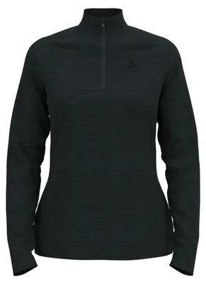 Produktbild von ODLO Mid layer 1/2 zip ESSENTIALS C INDIA INK MELANGE INDIA INK MELANGE S
