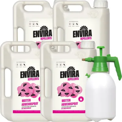 Produktbild von Envira Motten Abwehrspray 4x2L mit Drucksprüher