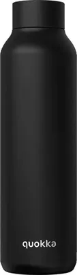 Produktbild von Quokka Solid, Edelstahlflasche / Thermoskanne Jet Black, 850ml, 40212