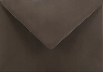 Produktbild von Braun dunkel v2 120g/m2 B6 Briefumschläge 10 Stück Shan
