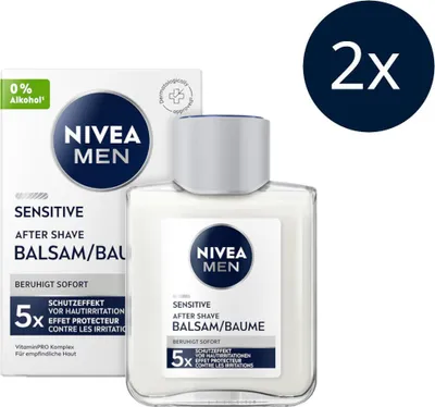 Produktbild von NIVEA MEN Sensitive After Shave Balsam 2 x 100ml
