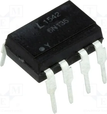 Produktbild von 2x Optokoppler THT Kanäle: 1 Uce: 20V 6N135-L Optokoppler - ausgang