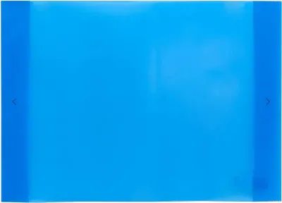 Produktbild von Idena Heftschoner Kunststoff 120 µm transparent blau DIN A4