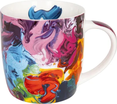 Produktbild von Könitz Design Oilpainting Becher, Tasse, Kaffeebecher, Teetasse, Bone China, 250 ml, 11 7 275 2415