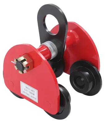Immagine prodotto di Carrello portante, portata 1 tonnellata, larghezza regolabile, rosso