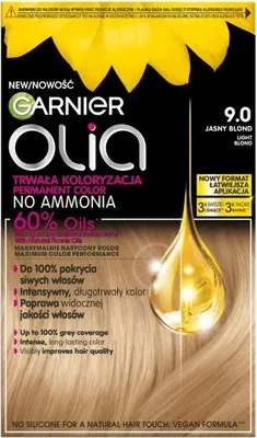 Zdjęcie produktu dla Garnier Olia 9.0, Jasny Blond, Permanentna koloryzacja