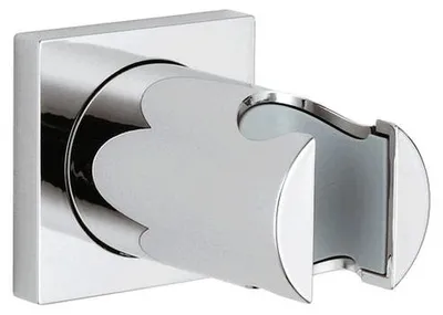 Produktbild von Grohe Rainshower Wandbrausehalter eckige Rosette chrom - 27075000