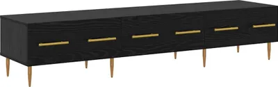 Obrázek produktu pro vidaXL TV skříňka vzhled černého dubu 150 x 36 x 30 cm materiál na bázi dřeva