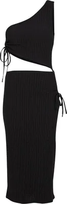 Obrázek produktu pro Dámské šaty Urban Classics Ladies Cut Out Jersey Dress black - M