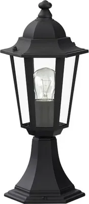 Produktbild von Rabalux 8206 Außenstehleuchte Velence, E27, schwarz, rund, Klassisch, ø210mm