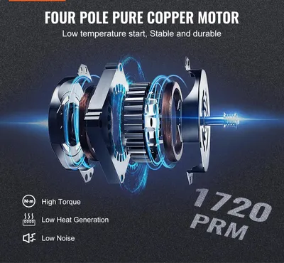 Image de Pompe à vide - Réfrigérant. Pompe à vide pour systèmes de réfrigération. Outil technique pour la réfrigération. Pompe à vide à une étape - 1/5 HP - 3,5 CFM