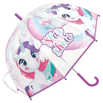 Produktbild von Einhorn Regenschirm - Kinder Stockregenschirm- Kuppelschirm Ø 68 cm