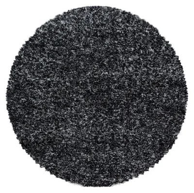 Produktbild von Enjoy Shaggy teppich hochflor rund Ø 160cm anthrazit