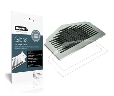 Produktbild von 2x Schutzfolie für Siemens EQ9 PLUS Connect s700 Tropfblech matt - Anti-Shock 9H Folie dipos Glass Kunststoffglas