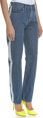 Immagine prodotto di Jeans da donna Calvin Klein Jeans, modello straight, con inserti a nastro, taglia W28