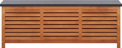 Zdjęcie produktu dla vidaXL Skrzynia ogrodowa 150x50x55 cm z litego drewna eukaliptusowego