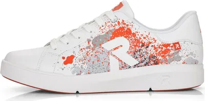 Produktbild von Rieker Sporthalbschuhe Formsohle modisch in weiss/weiss kombi, Gr. 37