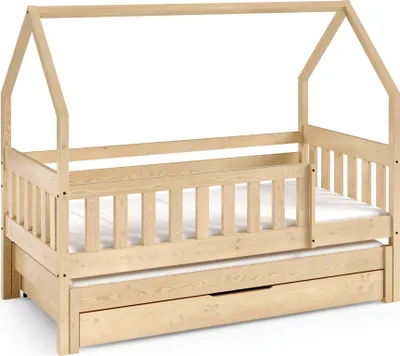 Obrázek produktu pro FURNLUX Domácí postel Maja Beige 80x160cm / Hlavní barva: béžová / Rozměry: 86 x 139 x 168 cm
