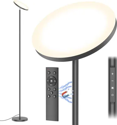 Productafbeelding van Dimbare Vloerlamp met Geheugenfunctie en Afstandsbediening 30W 3330LM