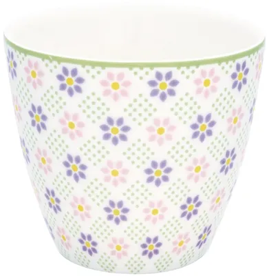 Image de Tasse à café en porcelaine Sybille White
