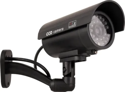 Produktbild von Kameraattrappe Kamera Atrappe Dummy mit blinkender LED