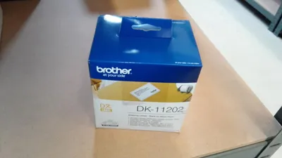 Produktbild von Brother DK-11202, Schwarz auf weiss, 300 Stück(e), DK, Weiß, Thermodirekt, China
