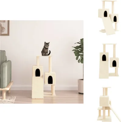 Obrázek produktu pro vidaXL Škrabadlo se sisalovými škrabadly krémové 82 cm - Škrabadla