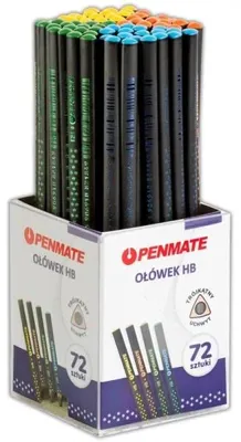 Zdjęcie produktu dla Ołówek trójkątny bez gumki (72szt) PENMATE