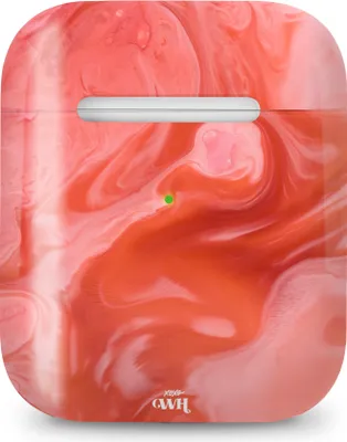 Produktbild von xoxo Wildhearts AirPods - Marble Red Lips Hülle