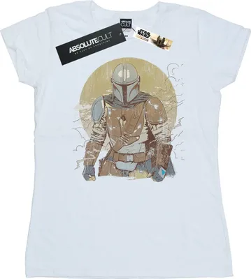 Produktbild von Star Wars - "The Mandalorian" T-Shirt für Damen BI42857 (XXL) (Weiß)